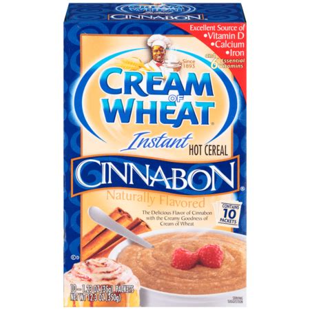 Instant Cream of Wheat, Cream of Rice, Cream of Wheat Flavors