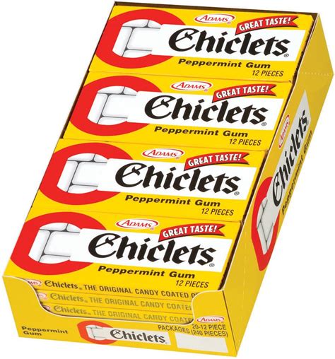 Chiclets Adams | Chiclets, Childhood memories, Sweet memories