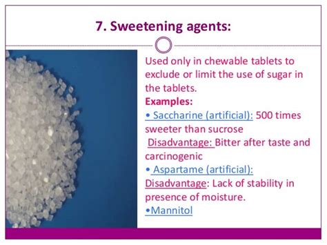 Tablet types and Excipients