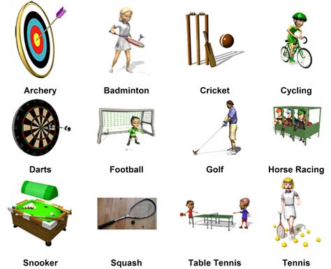 Hispania educación y comunicación: Useful Vocabulary: List of sports