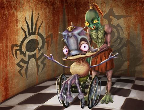 Made Oddworld fan art a while ago, decided to post it now, here : r/gaming