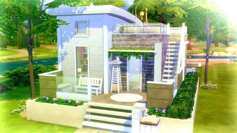 TINY MODERN FAMILY HOME \\ The Sims 4 Build - YouTube | Sims 4 houses ...