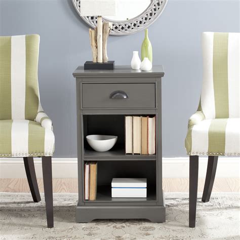 Safavieh Griffin Solid Casual One Drawer Side Table - Walmart.com