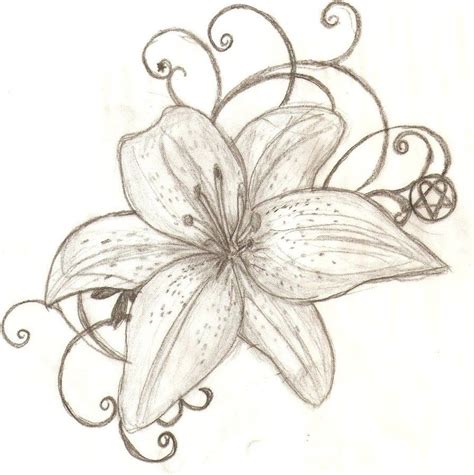 40++ Amazing Lily flower tattoo drawing ideas