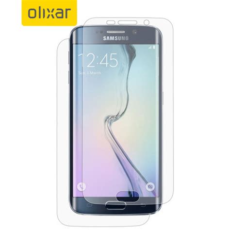 Olixar Samsung Galaxy S6 Edge Front & Back Screen Protector Pack