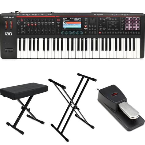 Roland FANTOM-06 Music Workstation Essentials Bundle | Sweetwater