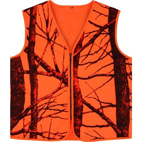 GUGULUZA Orange Hunting Vest, Outdoors Deer Hunting Safety Vest for Men ...