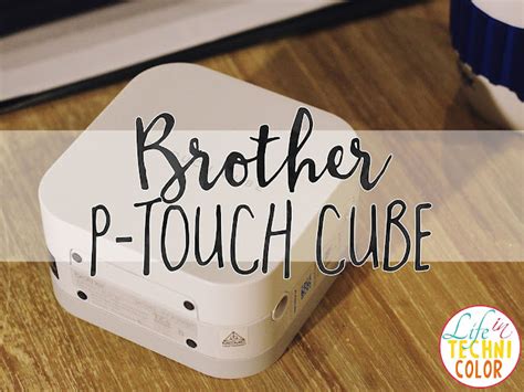 NEW: Brother P-Touch Cube Labeler | Bettina Bacani