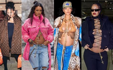 Rihanna pregnancy fashion: From catsuit to puffer jackets: 5 top ...