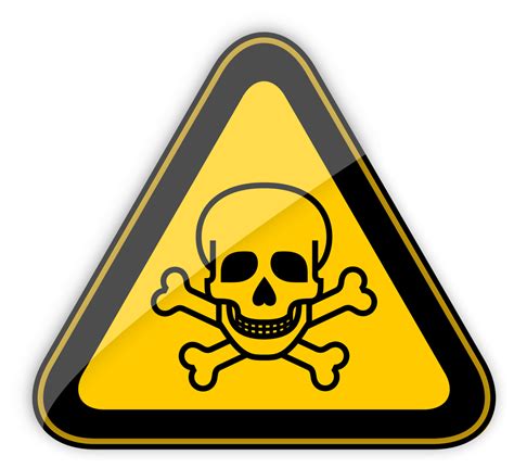 Toxic Warning Sign PNG Clipart