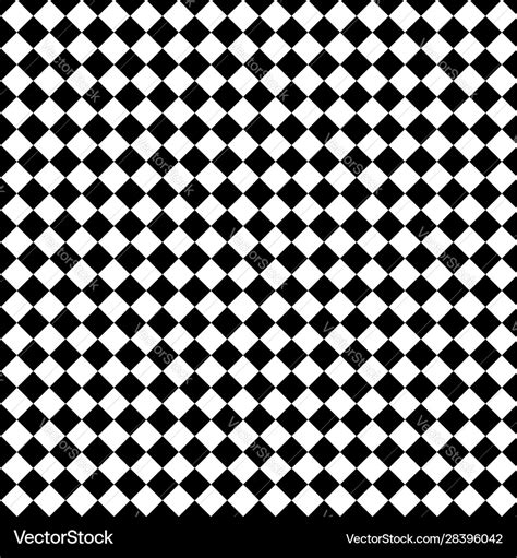 Black and white diamond pattern seamless pattern Vector Image