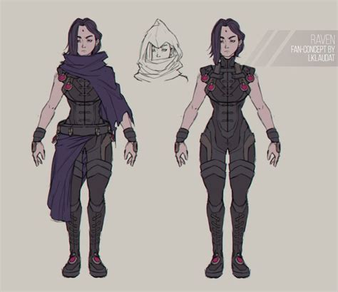 ArtStation - Raven Fan-Concept Art, Lukas Klaudat | Superhero design ...