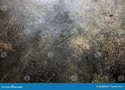 Wet concrete floor texture stock photo. Image of closeup - 98288848