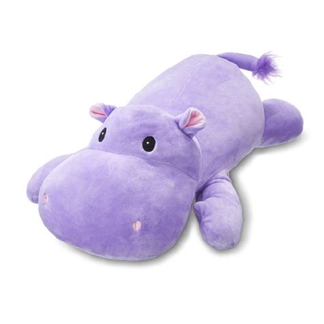 Snoozimals Ernie the Hippo Plush. 20in - Calendars.com