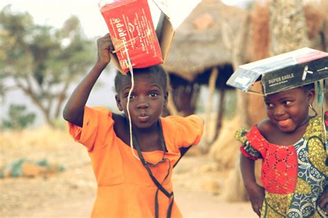 African Children Playing Royalty-Free Stock Photo