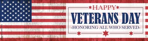 Happy Veterans Day background banner greeting card background banner panorama template ...