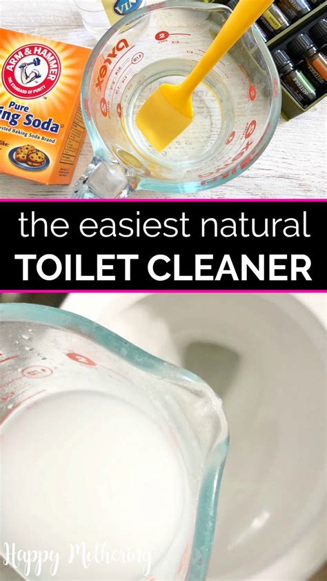 Easiest Natural Toilet Cleaner Recipe in 2020 | Natural cleaning recipes, Natural toilet cleaner ...