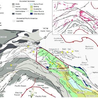 Tectonic map of the North American Cordillera showing major tectonic... | Download Scientific ...