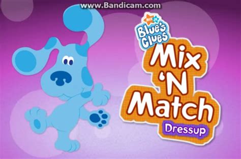 Blue's Clues: Mix N Match Dress-Up (Online Games) | Soundeffects Wiki | Fandom