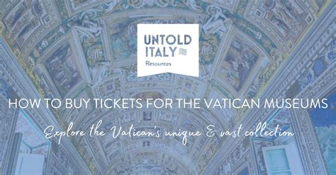 How to Buy Tickets for the Vatican Museums [2024] - Untold Italy