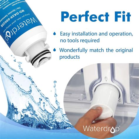 Refrigerator Water Filter For Refresh R-9101 AquaFresh WF294 EcoBlueLife EBL7800 - Water Filters