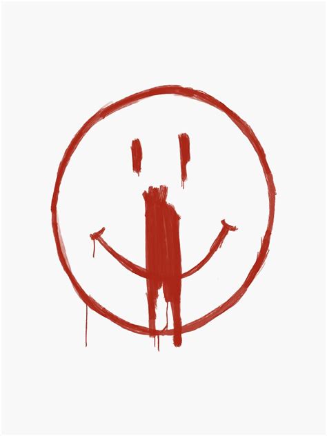 "AHS Cult Smiley Face" Sticker for Sale by blainepuppet | Redbubble