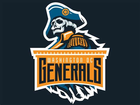 Washington Generals | Sports logo inspiration, Game logo design, Mascot design