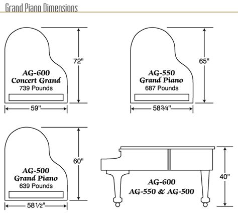 baby grand piano size dimensions - Jayson Ramon