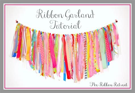 Ribbon Garland Tutorial - The Ribbon Retreat Blog