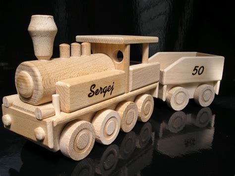 Wooden train toy - Wooden Gifts SOLY