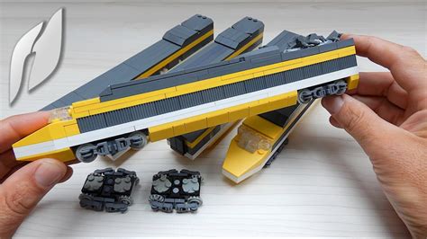 How to Build a Small Lego TGV Paris Sud-Est High-speed Train (MOC - 4K ...