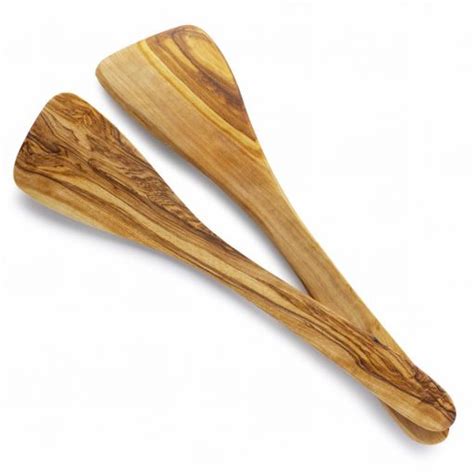 Wooden Spatula, Set of 2 | Forest Decor in 2021 | Wooden spatula, Wooden cooking utensils, Olive ...