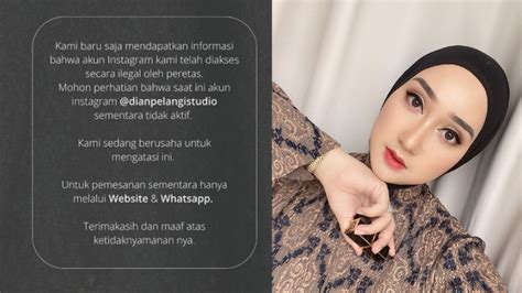 Akun Instagram Dian Pelangi Dibajak, Digunakan Jualan Ponsel Murah