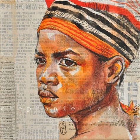 Le blog de Stéphanie Ledoux | Portrait painting, Art sketchbook, Africa art