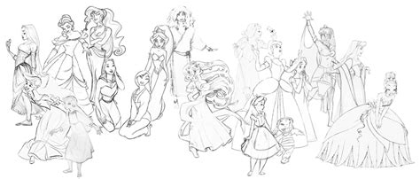 Disney Princesses and non-Princesses Concept Art - Disney Princess ...