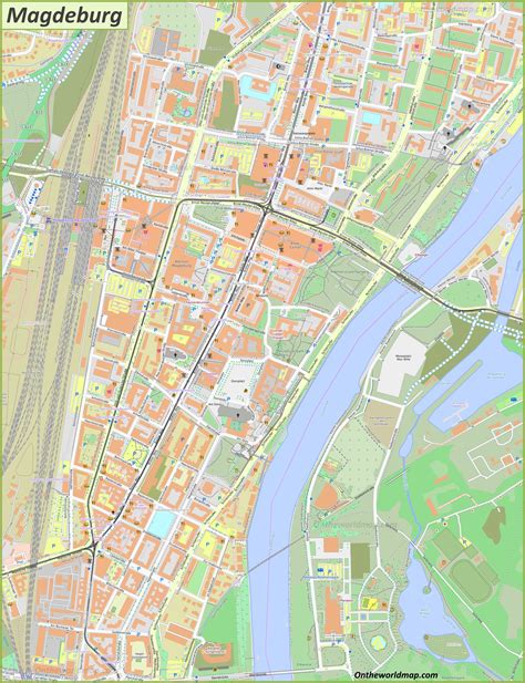 Magdeburg Map | Germany | Maps of Magdeburg