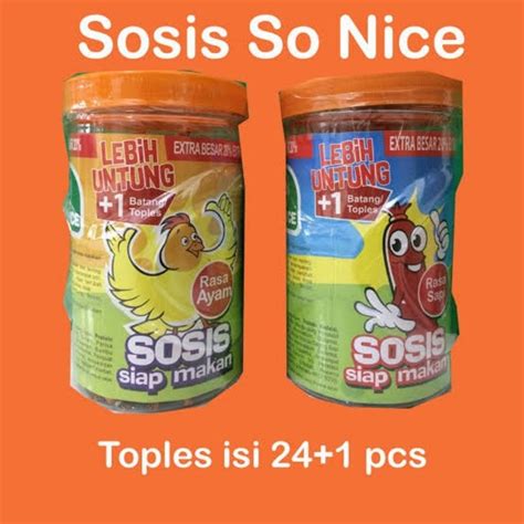 Jual Sosis So Nice Isi 25 Pcs | Shopee Indonesia