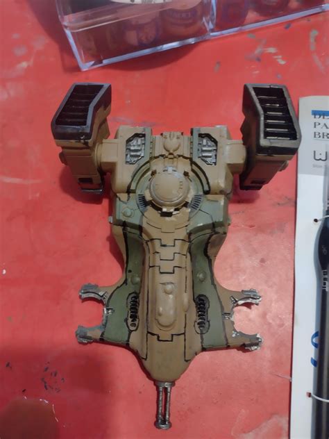 A update on my devilfish camouflage, not quite finished yet! : Tau40K