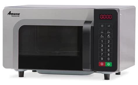 Amana RMS10TSA Stainless Steel Commercial Microwave with Push Button ...