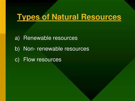 PPT - Types of Natural Resources PowerPoint Presentation - ID:636097