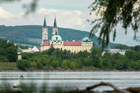 Abbey of Klosterneuburg monastery on a partly sunny day Photograph by ...