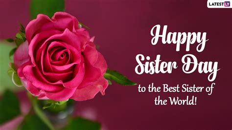 Happy Sisters Day 2021 Greetings & Messages: WhatsApp Stickers, HD ...