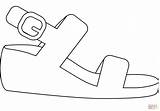 Sandals Coloring Pages Printable For Free Download 59% OFF sketch template