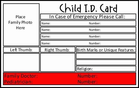 Free Emergency Contact Card Template Best Of In Case Emergency Card Template Pet Id Cards ...