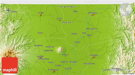 Physical 3D Map of Cabanatuan