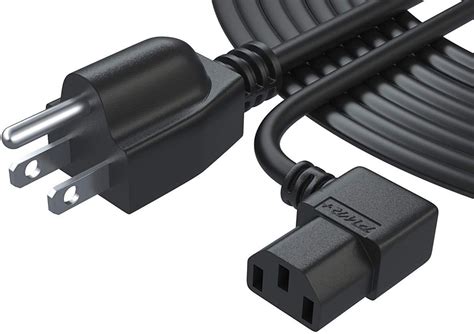 Amazon.com: Pwr 3 Prong LCD TV AC Power Cord Cable: Extra Long 12Ft ...