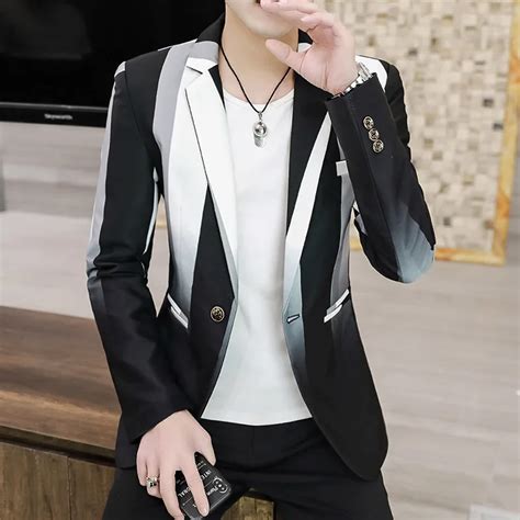 Suit Men's Casual Korean Version Jacket Handsome Spring And Autumn Style Young Student Small ...