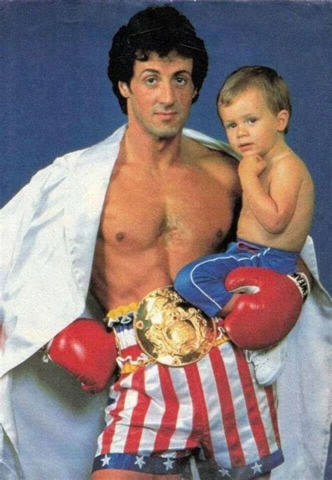 Seargeoh Stallone, le fils d'un des acteurs les plus musclés d'Hollywood.