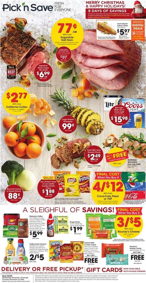 Pick 'n Save Weekly Ad Dec 16 – Dec 24, 2020