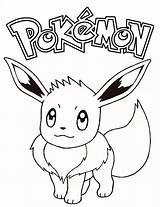 Cute Pokemon Eevee Coloring Page  Free Printable Coloring Pages For Kids sketch template